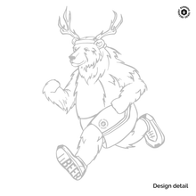 Load image into Gallery viewer, Run for Beer Deer Champion Reverse Weave Crew
