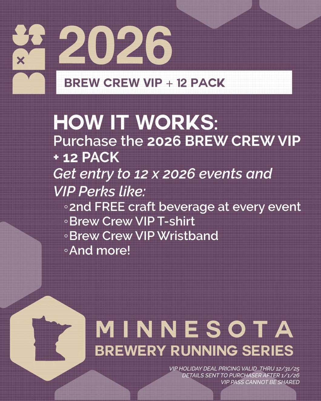 2026 MN BREW CREW VIP PACKAGES
